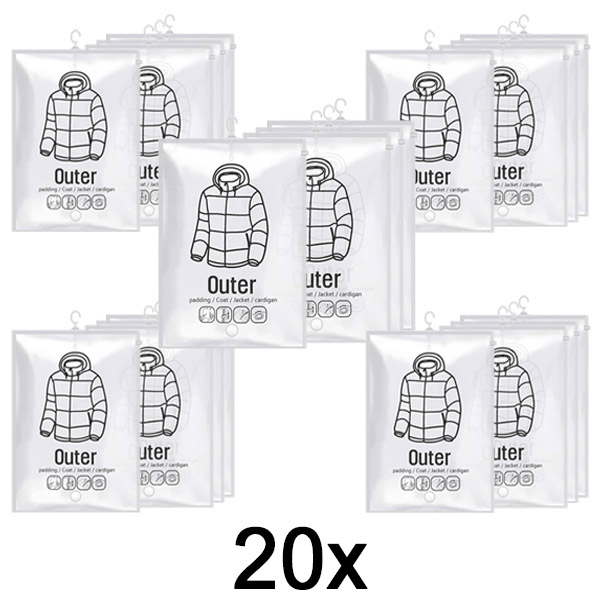 5x Κρεμαστές σακούλες αποθήκευσης κενού (4 τεμάχια) | VACUHANG