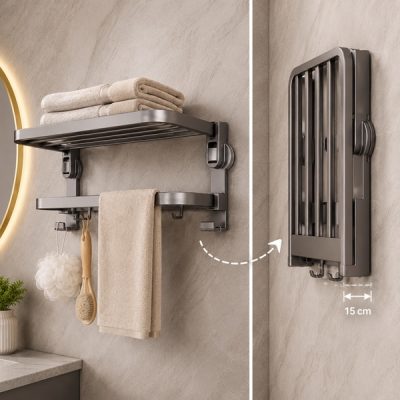 Αναδιπλούμενο ράφι αποθήκευσης τοίχου | FOLDLUX